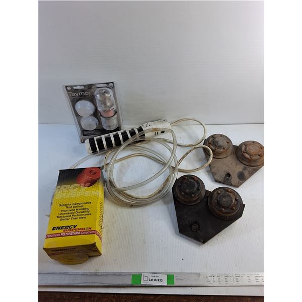 Suspension Parts, Door Knob, Power Bar, Hose and Metal Parts