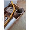 Image 3 : Plastic Wrapper, Wooden Box, Saw, Oil Can and Misc - Cannot Ship