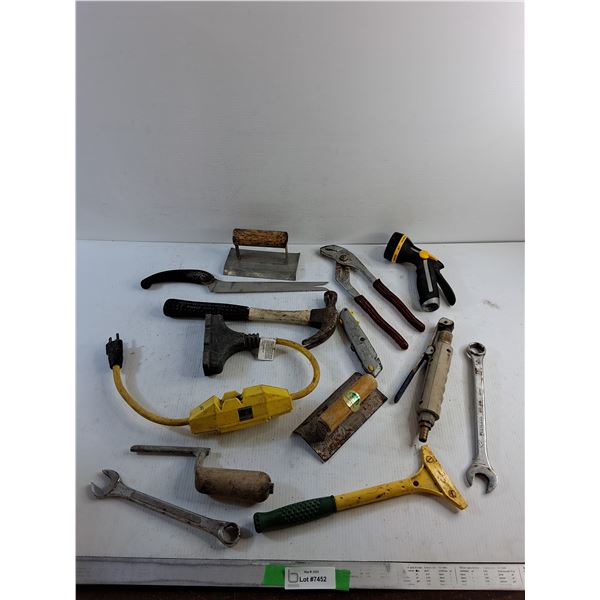 Hammer, Saw, Wrenches, Sprinkler, Box Cutter, Air Tool and Misc