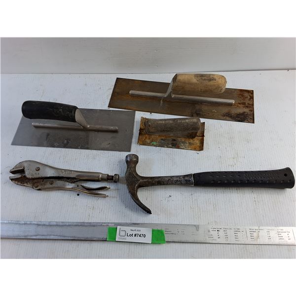 Dry Wall Tools, Hammer and Pliers