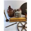 Image 2 : Cigarette Maker, Grinding Disc, Glass Bottle, Oil Can, Tea Pot and Misc