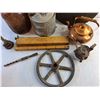 Image 5 : Cigarette Maker, Grinding Disc, Glass Bottle, Oil Can, Tea Pot and Misc