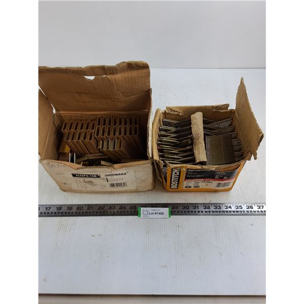(2) Partial Boxes of Spot Nails - Cannot Ship
