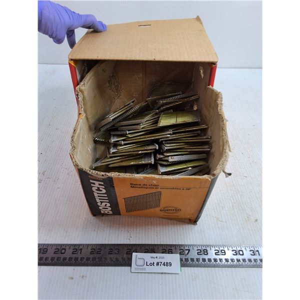 Partial Box of Bostitch Stick Nails - Cannot Ship