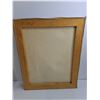 Image 3 : Wooden "Window Style" Picture Frame - 30" x 13", Canvas Wall Art - 20" x 16" - Pick Up Preferred