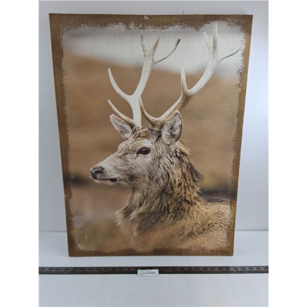 Burlap Canvas Wall Art - 31" x 23" - Pick Up Preferred