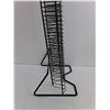 Image 2 : Metal Wire Media Rack 30" Tall, Adjustable Length Aluminum Walking Cane - Cannot Ship