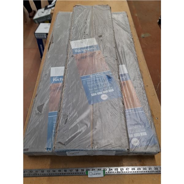 (3) Boxes of Unused Richmond Laminate Plank Flooring - Cannot Ship