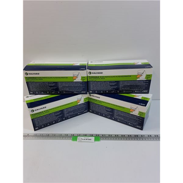 (4) Halyrad N95 Masks in Box - NIB