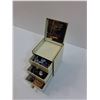 Image 2 : Jewelry Box w/Contents - 5" x 4" x 4"