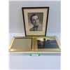 Image 1 : (3) Picture Frames: (1) W. Fedorchuck 1946 Picture in Frame (2) Frames