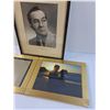 Image 2 : (3) Picture Frames: (1) W. Fedorchuck 1946 Picture in Frame (2) Frames