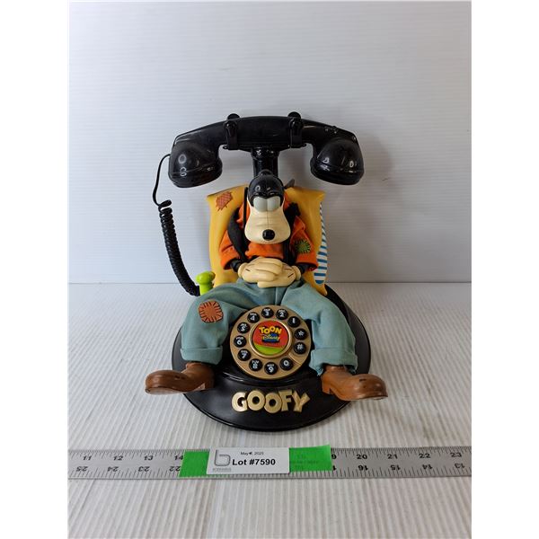Disney's Goofy Telephone 9" Tall x 10.75" Long