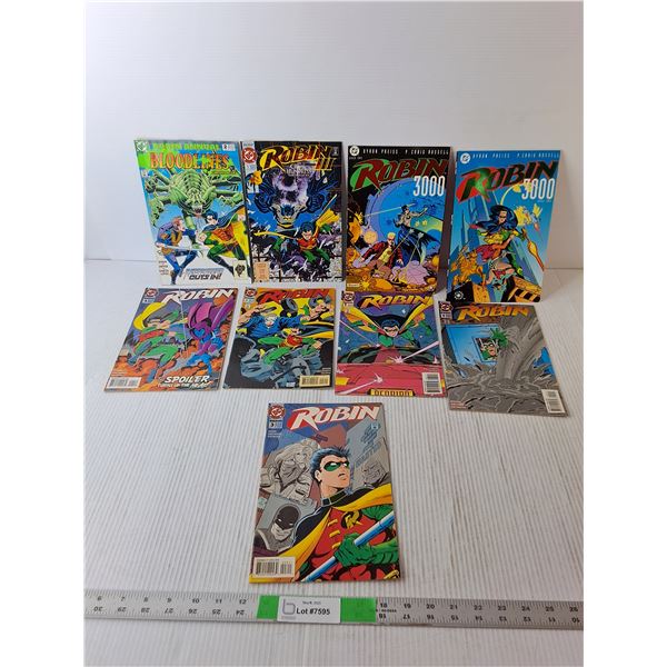 (9) Robin Comic Books