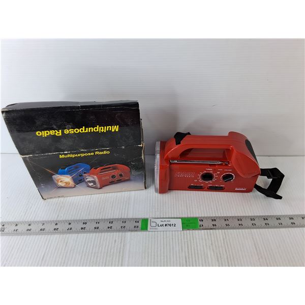 Multipurpose Radio with Siren & Flashlight