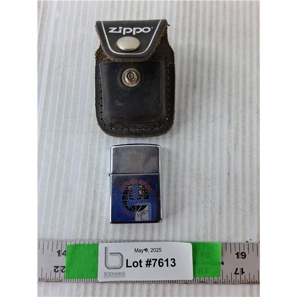 Thyssen Mining Lighter with Zippo Case