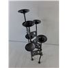 Image 2 : Metal Folding Screen Candelabra Up to 18" Tall & 20.75" Long