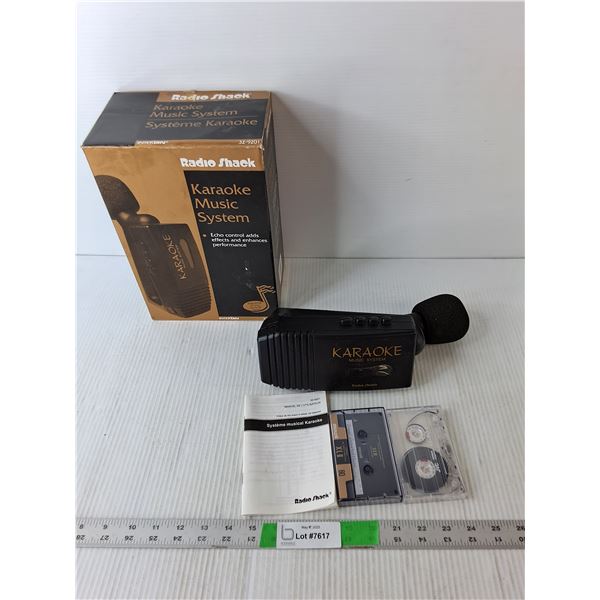 Radio Shack Karaoke Music System- No Cord