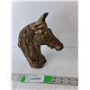 Image 1 : Painted Metal Horsehead Figurine 7.75" Tall