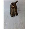 Image 2 : Painted Metal Horsehead Figurine 7.75" Tall