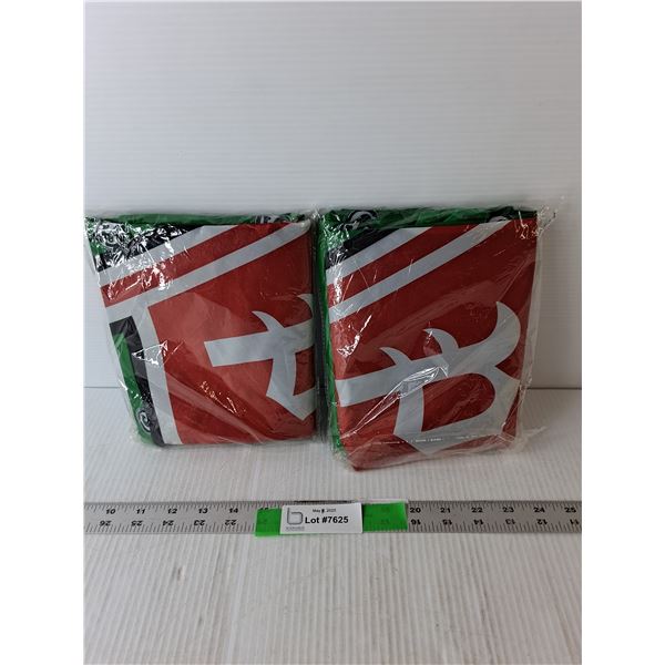 (2) Sealed Pilsner Flags