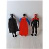 Image 2 : (3) Action Figures Up to 11.75" Tall- Batman, Superman, Spider-Man