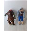 Image 2 : (2) Action Figures- Kord & Teenage Mutant Ninja Turtles  Up to 12" Tall