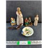 Image 1 : Vanity Figurines and Porcelain Bird Dish