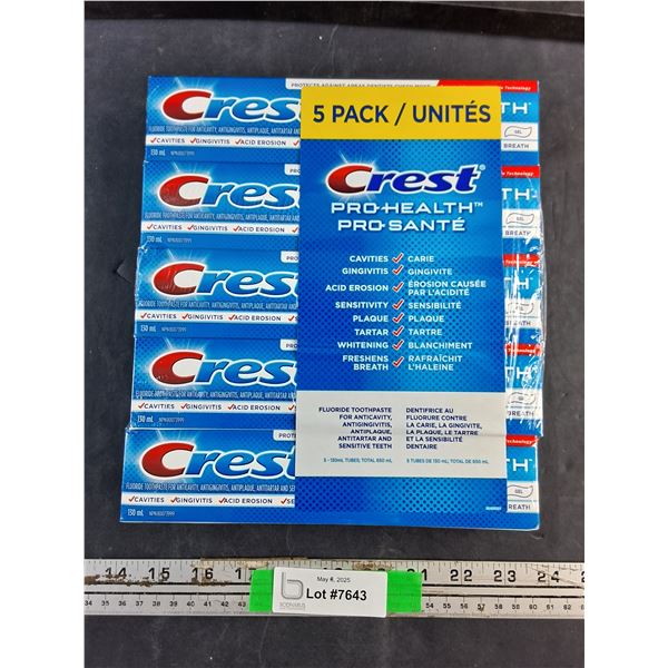 5 Pack Toothpaste - Sealed