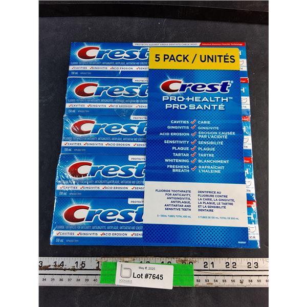 5 Pack Toothpaste - Sealed