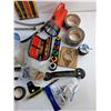 Image 5 : Reciprocating Saw Blades, Electrical Tapes, Pipe Wrench, Ratchet Wrench, Screwdrivers and Misc