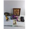 Image 1 : Framed Wall Decor, Dr Hos Double Massager, Flashlight and Home Decoration