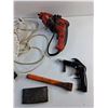 Image 3 : Drill, Cord Extensions, Chisels, Clamp and Misc