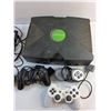 Image 3 : Xbox Console, Cords and Various Controllers - As Is