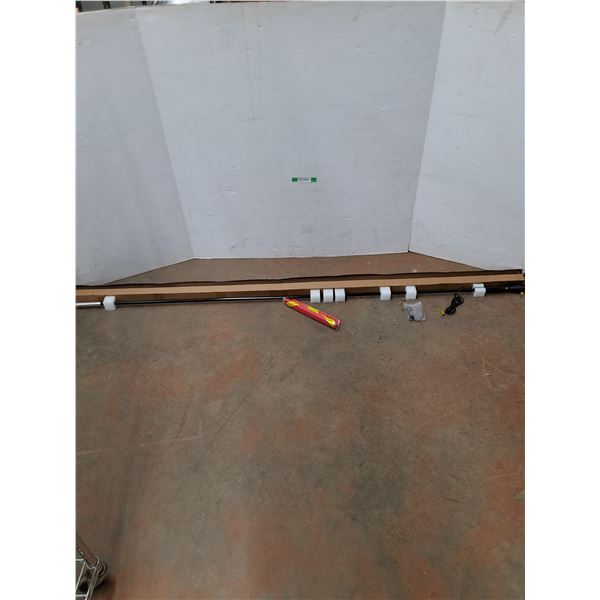 **  (1) NIB 8ft Mining Whip Light with 8" Top Amber Light, Cannot Ship