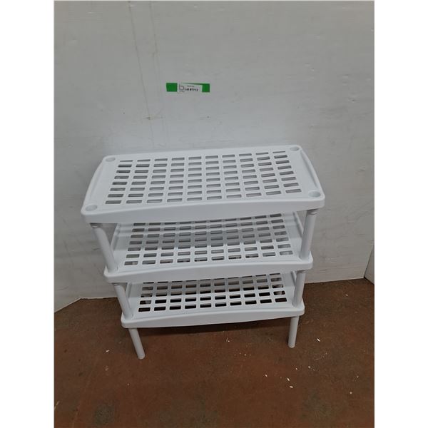 * Plastic Storage Shelf, 23" x 11.5" 27", Pick Up Preferred