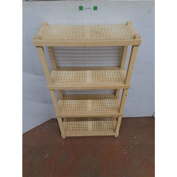 *Plastic Storage Shelf, 23.5" x 10" x 43", Cannot Ship