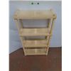 Image 1 : *Plastic Storage Shelf, 23.5" x 10" x 43", Cannot Ship