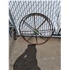 Image 1 : ** Vintage Metal Wagon Wheel - Pickup Only