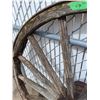 Image 2 : ** Vintage Metal/Wood Wagon Wheel - As is - Pickup Only
