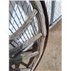 Image 3 : ** Vintage Metal/Wood Wagon Wheel - As is - Pickup Only