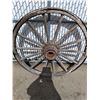 Image 4 : ** Vintage Metal/Wood Wagon Wheel - As is - Pickup Only