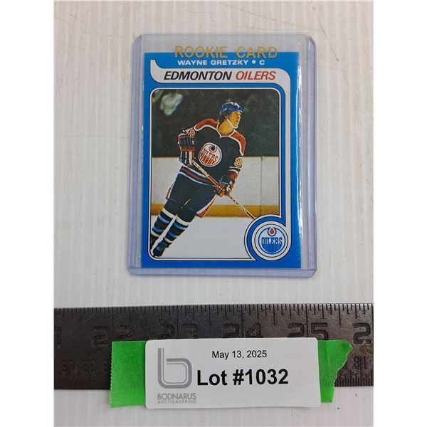 O-Pee-Chee 1979 Wayne Gretzky Rookie Card - Authenticity Not Guaranteed
