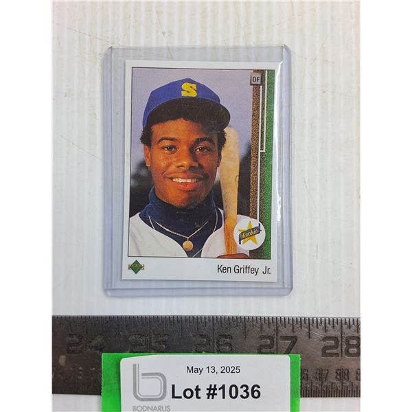 Upper Deck 1988 Ken Griffey Junior Rookie MLB Trading Card - Authenticity
