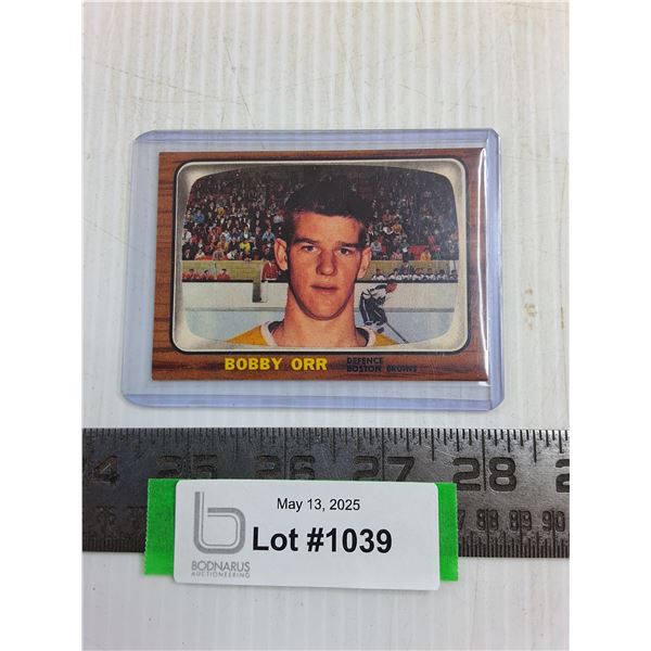 1966 Bobby Orr Rookie Card - Authenticity Not Guaranteed