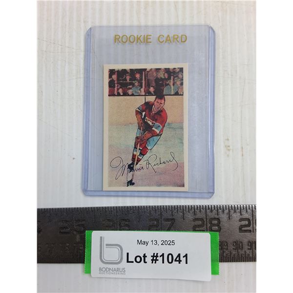 1952 Autographed Maurice "Rocket" Richard Trading Card - Authenticity Not Guaranteed