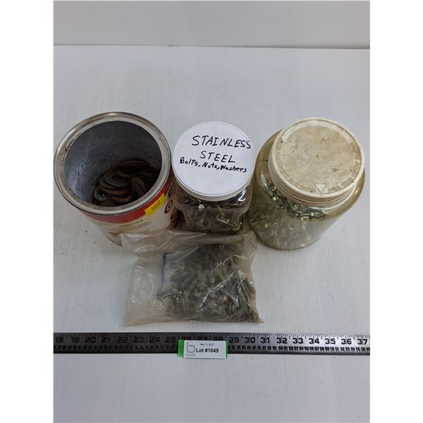 Assorted Containers of Hardware