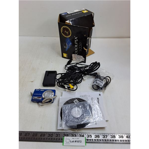 Nikon Coolpix Digital Camera - Consignor Says Working