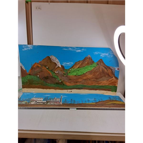 * Electric Model Train Scenery Boards - Largest 4' x 2' - Cannot Ship