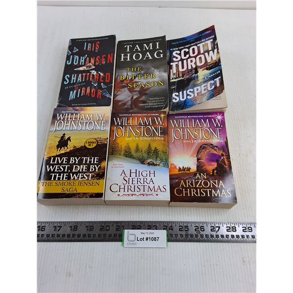 (6) Paperback Novels (William Johnstone, Scott Turow)